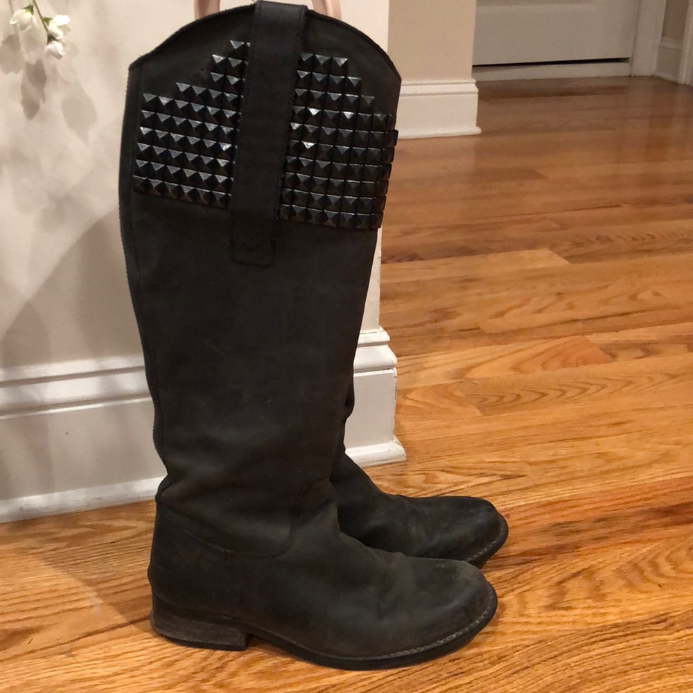 Steve Madden studded boots
